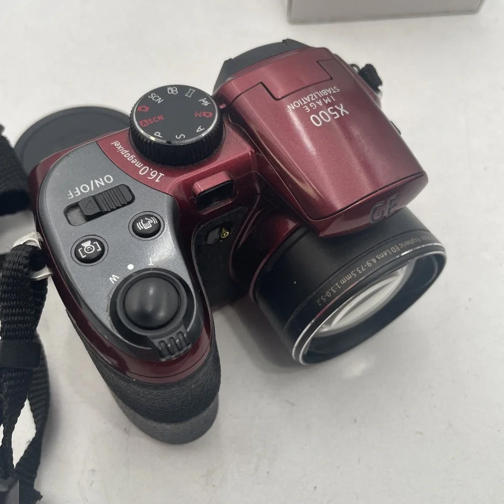 GE Power Pro Series X500 Bridge Camera 16MP 15x Zoom +Battery+SD Cad- TESTED
